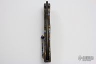 Damascus and Flamed Titanium ANAX #017