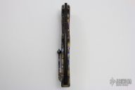 Damascus and Flamed Titanium ANAX #011