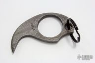 Damascus Claw Keyring