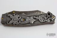 Assisted Damascus Reaper Folder