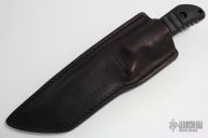 Tanto Fixed Blade with Lifter's Leather Sheath