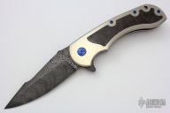 Synergy Framelock with Damascus Blade