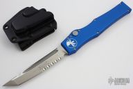 150-5BL Halo V T/E Blue - Satin Serrated