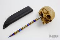 Heat Colored Ti Skull Spike