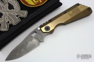 DDC SMF Naval Bronze American Flag - Chad Nichols Damascus CTS-XHP Core
