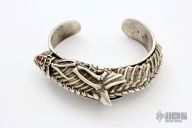 "Alien" Sterling Silver Cuff Bracelet