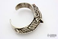 "Alien" Sterling Silver Cuff Bracelet