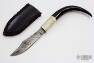 Small Damascus knife