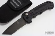 06 Auto Tanto - G-10 Handle Serrated