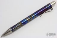 C375Ti Titanium Click Pen with Flamed Finish