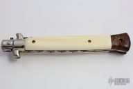 Damascus and Ivory Swivel Bolster