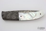 Damascus and Pearl Linerlock