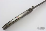 Damascus and Abalone Linerlock