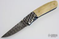 Mammoth and Damascus Linerlock