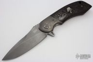 Wayfarer W514 with Skull Inset