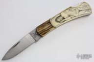 Customized Case Executive Lockback w/ Scrimshaw