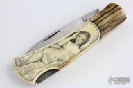 Customized Case Executive Lockback w/ Scrimshaw