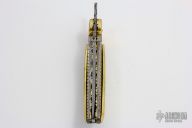 Damascus Feather Friction Folder