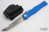 150-5BL Halo V T/E Blue - Satin Serrated