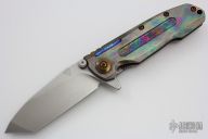 Storm Tanto Flipper (No. 008 of 180) - Carved/ Heat Treated