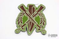Duane Dwyer Custom Crossed Rifle Logo Patch
