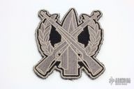 Duane Dwyer Custom Crossed Rifle Logo Patch