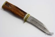 Damascus & Spalted Maple Hunter