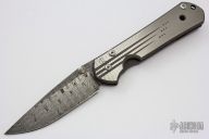 Sebenza Classic Unique Graphic and Damascus