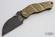 Mini DH with Damascus and Mokume