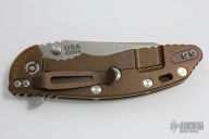 XM-18 3.5" Wharncliffe - Translucent Green G10/Bronze Ti