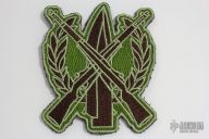 Duane Dwyer Custom Crossed Rifle Logo Patch