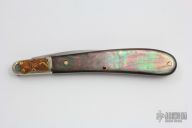 Gold Engraved Pin Knife