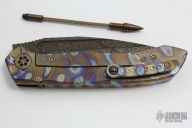 ANAX - C.N. Elmax Damascus and Flamed Titanium