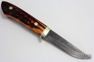 Sheath Knife - Stag Handle by Moriya