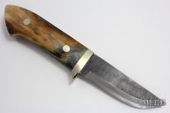 Sheath Knife - Mammoth Ivory Handle by Moriya