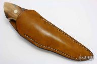 Sheath Knife - Mammoth Ivory Handle by Moriya