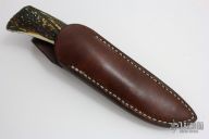 Sheath Knife - Stag Handle by Moriya