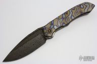 ANAX - C.N. Elmax Damascus and Flamed Titanium