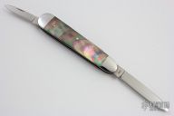 3-Blade Lobster Pattern - Gold and Black lip Pearl