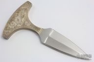 Push Dagger - Engraved Sterling Silver