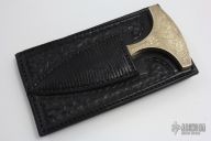 Push Dagger - Engraved Sterling Silver