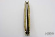 TB110 Saddlehorn - Antique Jigged Bone