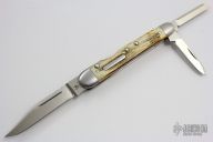 TB2005 Lockback Whittler Yearly Case/Bose Knife in Burnt Stag