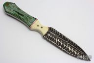 Damascus Dagger in Presentation Case