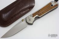 Large Sebenza 21 w/ Tamboti inlay