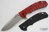 ZT Hinderer 0560 - Custom Red G-10 Scale