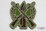 Duane Dwyer Custom Crossed Rifle Logo Patch