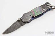 Mini Damascus Linerlock