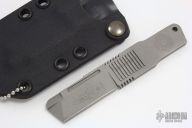 "Respect The Blade" Ver2 3D Cobalt Fixed Blade