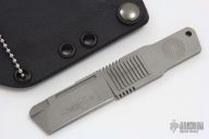 "Respect The Blade" Ver2 3D Cobalt Fixed Blade